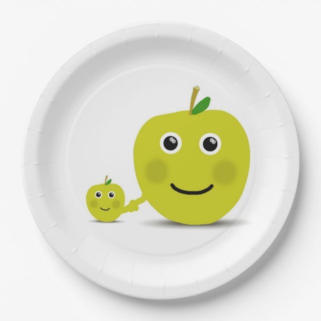 Appel vriendjes melamine+bord pappteller (Vorderseite)