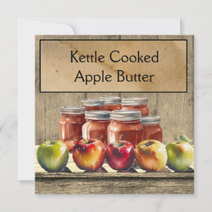 Appellettbutter, anpassbar einladung