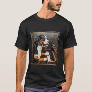 Appenzeller Sennenhund Klavier Hund T-Shirt