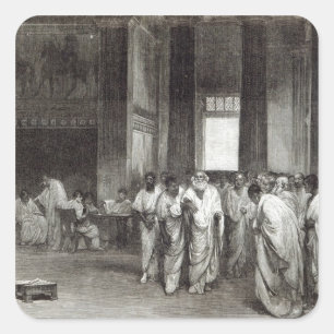 Appius Claudius Quadratischer Aufkleber