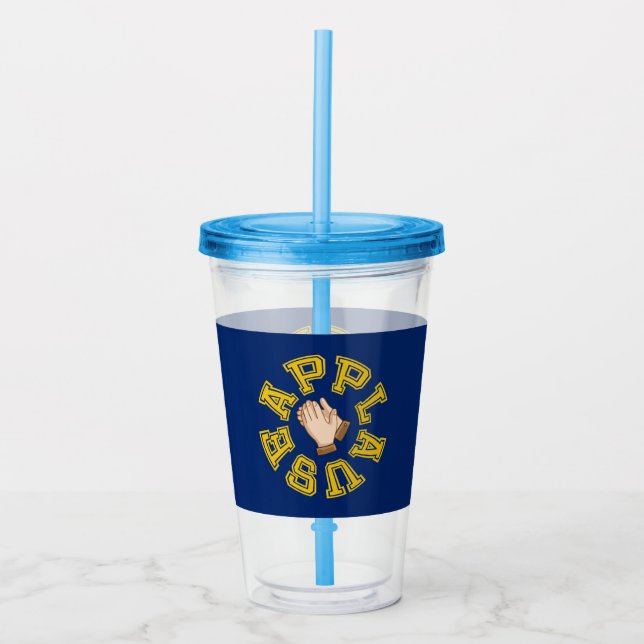 Applaus Acryltrinkbecher (Vorderseite)