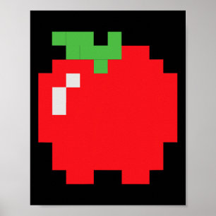 Apple 80er Videospiel Halloween Gruppenkostüm Poster