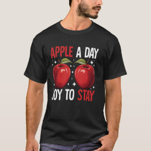 Apple a Day Joy Bleibe Apple T-Shirt