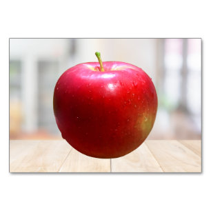 Apple ABA Tact Labeling Flashcard Bildkarten Tischnummer