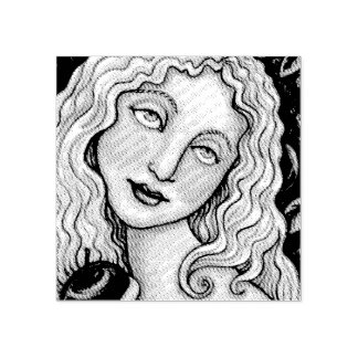 APPLE AND EVE FOLART, EDEN RUBBER BRIEFMARKE *Benu Gummistempel