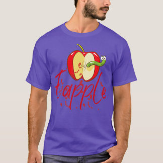 Apple and Funny Snake Classic TShirt