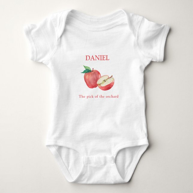Apple Baby Bodysuit Baby Strampler (Vorderseite)