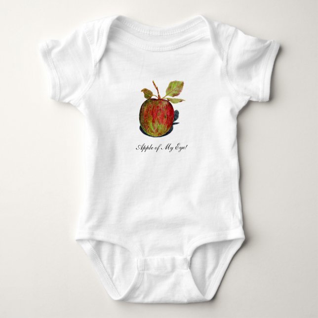 Apple Baby Bodysuit Strampler (Vorderseite)