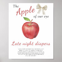 Apple Baby Dusche - Späte Nacht Windeln Spiel