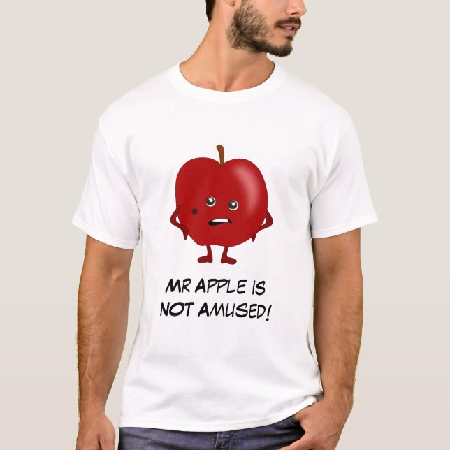 Apple: Bad Fruit Gang mit anpassbarem Slogan T-Shirt (Vorderseite)