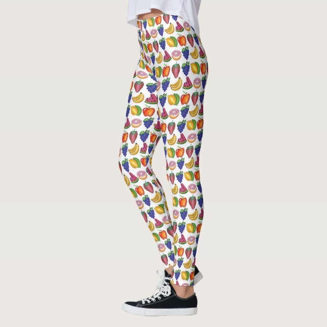 Apple Banana Lemon Limon Trauben Berry Fruchtsalat Leggings (Links)