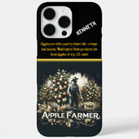 Apple-Bauer Gekümmert für reichhaltige Obstplantag