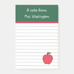 Apple-Beitrag für Custom School-Lehrer - Notizen