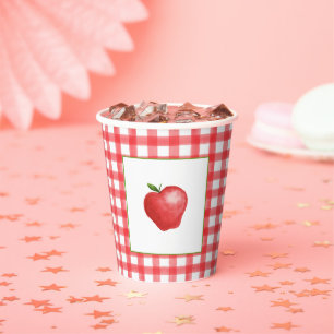 Apple Birthday Paper Cup Pappbecher