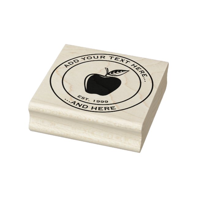 Apple Black Gummistempel (Stempel)