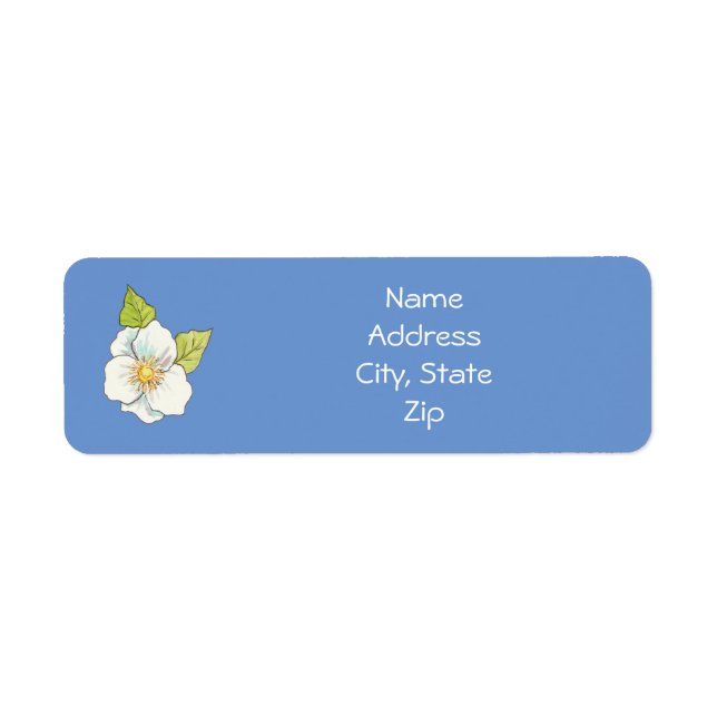 Apple Blossom Address Labels (Vorne)