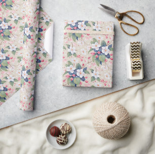 Apple Blossom (Albescent White) Geschenkpapier