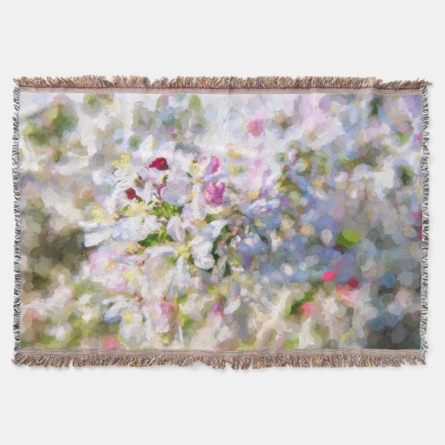 Apple Blossom Art Decke (Vorderseite)