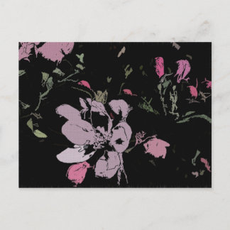 Apple Blossom in Tinte Postkarte