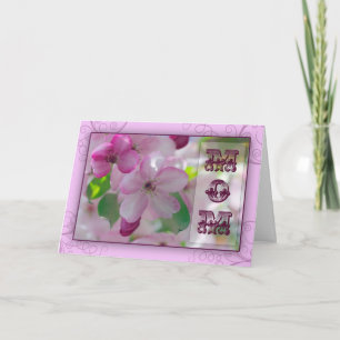 Apple Blossom MAMA Karte
