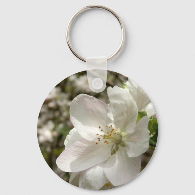 Apple Blossom Schlüsselring Schlüsselanhänger (Vorderseite)
