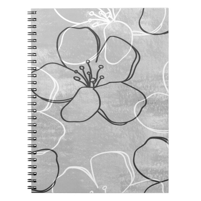 Apple Blossom Traum: Abstrakte Ornamente Notizblock (Vorderseite)
