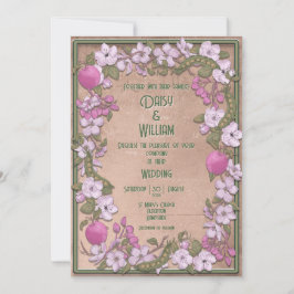 Apple blossom - Wedding Invitation Einladung