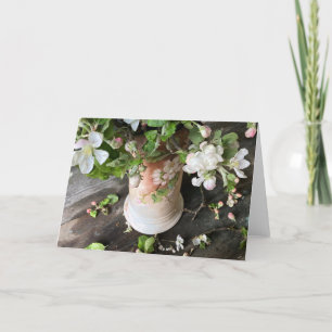Apple blossoms 5 x 7 card karte