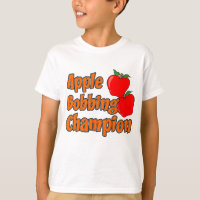 Apple Bobbing Champion Herbst Apple Cartoon