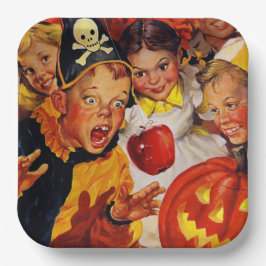 Apple Bobbing Gefahren | Funny Kids | Halloween Pappteller