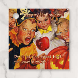 Apple Bobbing Gefahren | Sweet Tooth | Halloween Geschenkanhänger