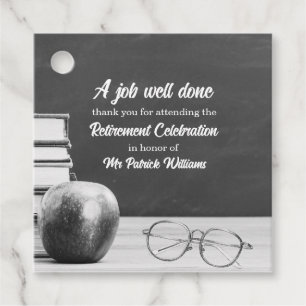 Apple Books Noir, Lehrerin für Altersversorgung Geschenkanhänger