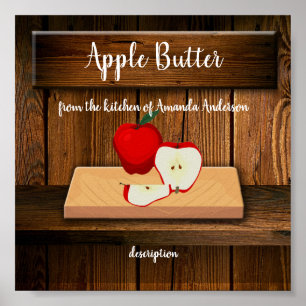 Apple Butter Rustikal Poster