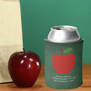 Apple Chalkboard Niedlich School Tutor Dosenkühler