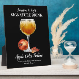 Apple Cider Bellini ・ PERSONALISIEREN Sie dieses G Fotoplatte