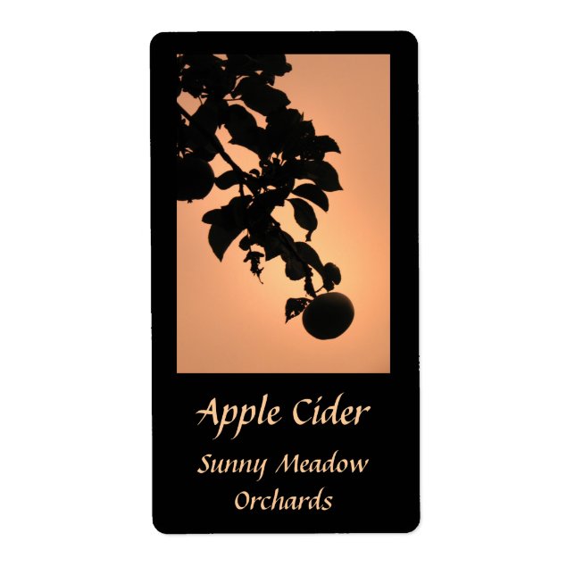 Apple Cider Labels (Vorne)