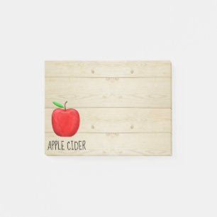 Apple Cider Red Apple Post-it Klebezettel