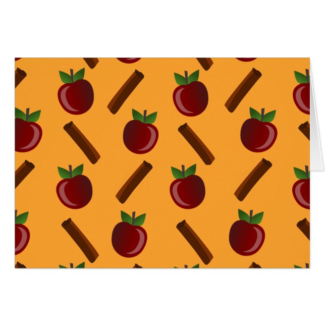 Apple Cinnamon Muster (Vorderseite (Horizontal))
