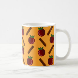 Apple Cinnamon Muster Kaffeetasse