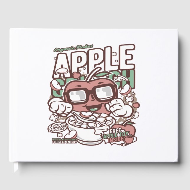 Apple Crunch Gästebuch (Vorderseite)
