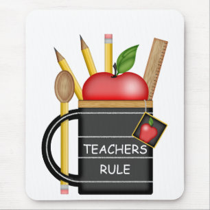 Apple Custom Tasse Mouse Pad für Lehrer Mousepad