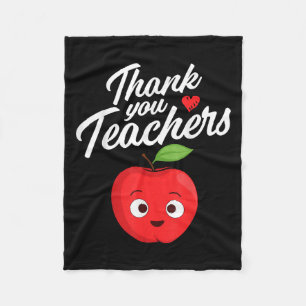 Apple danke Ihnen Lehrer Lehrer Motivierend Apple Fleecedecke