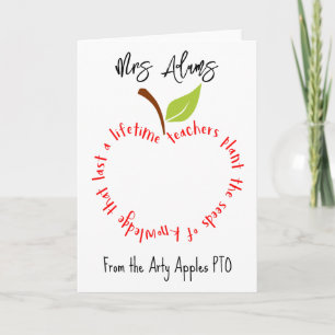 Apple dankt Ihnen, dass Sie uns geholfen haben, Le Karte