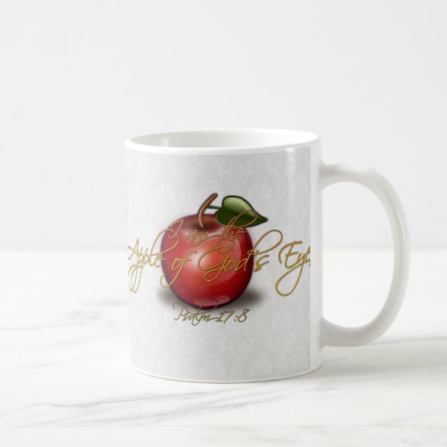 Apple des Auges des Gottes, christlich Kaffeetasse (Rechts)
