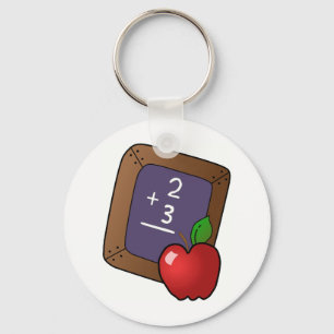 Apple des Lehrers Schlüsselanhänger