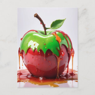 Apple Digital Art Postkarte