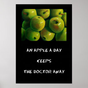 APPLE EIN TAGESplakat (KUNST) Poster