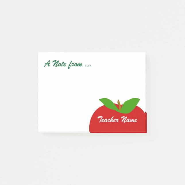 Apple entwerfen klebrige Notiz-Anmerkung Post-it Klebezettel (Vorderseite)