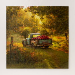 Apple Ernte bei Sunset Puzzle