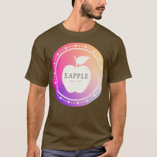 Apple farbenfrohe vegetarische Apfelliebhaber Desi T-Shirt